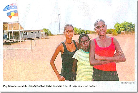 Indigenous students from Elcho Island