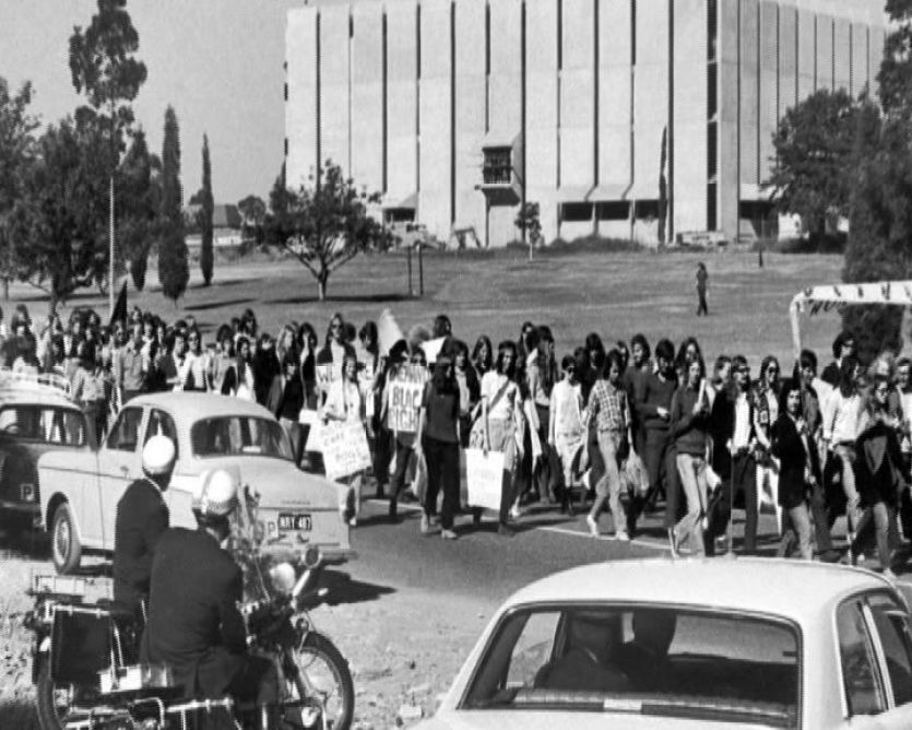 March from UQ 12 Sept 1977